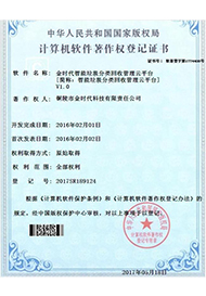 計(jì)算機(jī)軟件著作權(quán)登記證書
